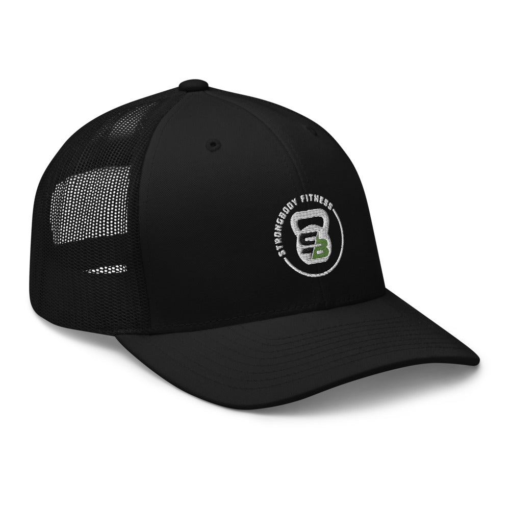 White Kettle Bell Trucker Cap