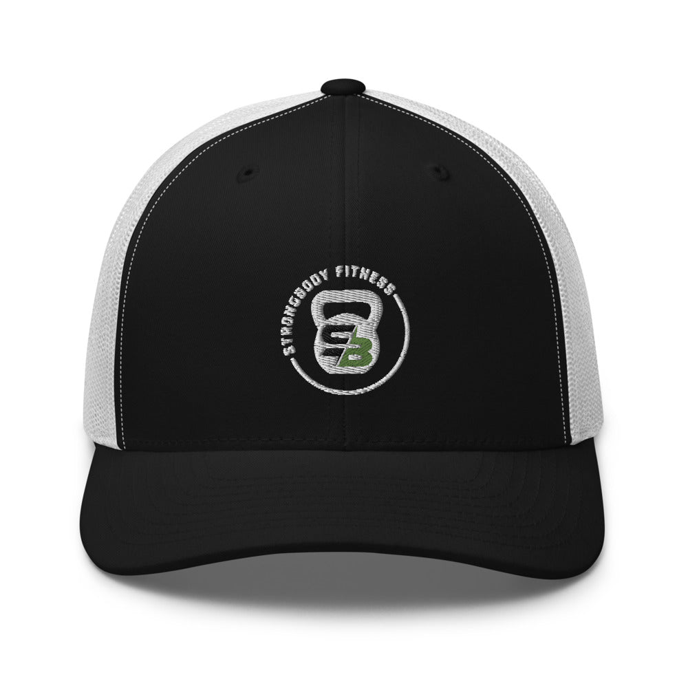 White Kettle Bell Trucker Cap